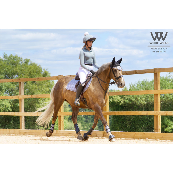 Woof Wear Womens Performance Riding Shirt - Brushed Steel